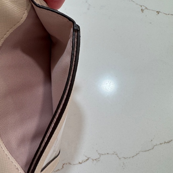Kate Spade Wallet Colorblock Slim Bifold Pale Dogwood Classic Preowned - Picture 10 of 16